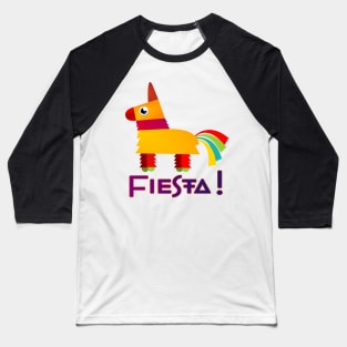 Colorful Pinata Design Fiesta Baseball T-Shirt